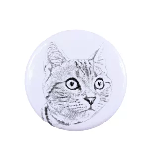 Amerikanisch Kurzhaar Rucksack decoration, personalized badge, perfect gadget for animal lovers from the Art-Dog brand