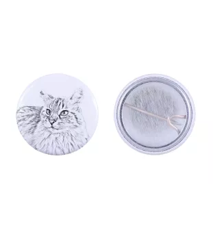 Balinais gauche - un accessoire de sac à dos, un badge personnalisé, l'accessoire parfait pour les amoureux des animaux de la marque Art-Dog