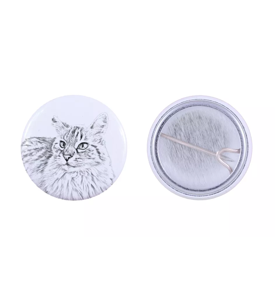 Balinais gauche - un accessoire de sac à dos, un badge personnalisé, l'accessoire parfait pour les amoureux des animaux de la marque Art-Dog