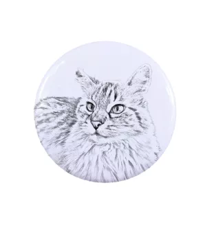 Balinese links Rucksack decoration, personalized badge, perfect gadget for animal lovers from the Art-Dog brand