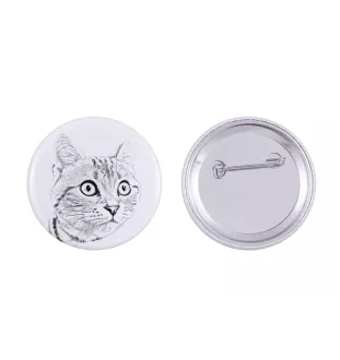 Amerykański krótkowłosy przypinka z kotem duża Art-Dog