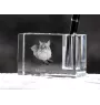 Kot balijski penholder kryształowy z kotem Art-Dog