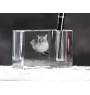 Kot balijski penholder kryształowy z kotem Art-Dog