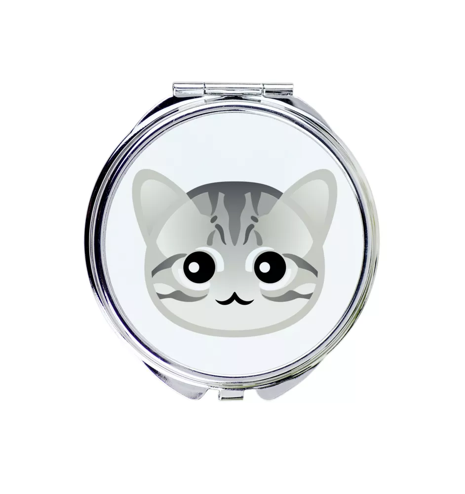 Américain à poil court - miroir de poche de la marque Art-Dog