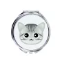American Shorthair - pocket mirror for a purse by Art-Dog