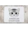 American Shorthair - mouse pad by Art-Dog brand