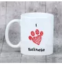 Balinais - tasse avec un chat, une tasse adorable avec une illustration, un cadeau avec votre photo de la marque Art-Dog