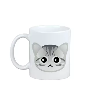 Américain à poil court - tasse avec graphisme et logo de la marque Art-Dog
