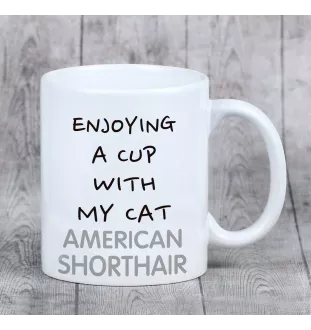 Américain à poil court - tasse avec graphisme et logo de la marque Art-Dog