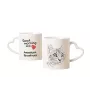 American Shorthair - cat mug, adorable heart-shaped handle mug, universal gift from Art-Dog brand