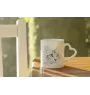 Américain à poil court - tasse avec un chat, une tasse adorable avec une anse en forme de cœur, un cadeau universel de la marque Art-Dog