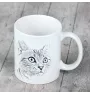 Américain à poil court - tasse avec un chat, une tasse adorable avec une illustration, un cadeau avec votre photo de la marque Art-Dog