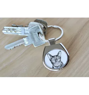 Bombajski brelok ze zdjęciem kota Art-Dog