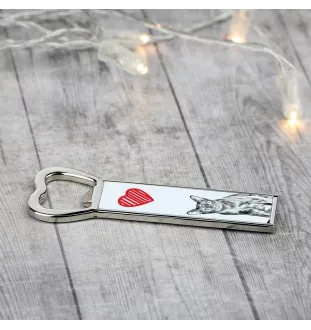 Bombay-Katze - Flaschenöffner mit Katze, personalisierter Kühlschranköffner, ein einzigartiges Geschenk für Männer von der Marke Art-Dog.