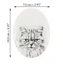 British Longhair - commemorative plaque with a cat photo, tombstone with a print, personalized oval plaque from the Art-Dog brand