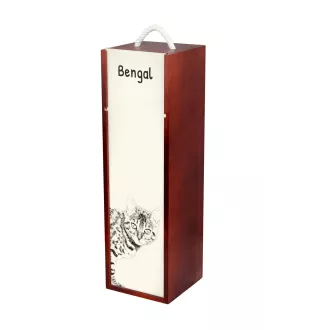 Bengalski pudełko na wino z kotem Art-Dog