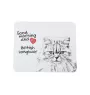 British Longhair - mouse pad with print, personalized cat pad, unique gadget for an office worker from the Art-Dog brand