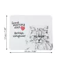 British Longhair - mouse pad with print, personalized cat pad, unique gadget for an office worker from the Art-Dog brand