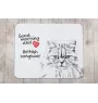 British Longhair - mouse pad with print, personalized cat pad, unique gadget for an office worker from the Art-Dog brand