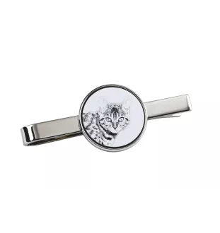 Bengalisch - Krawattenklammer mit Katzenmotiv, personalisierter Krawattenclip, einzigartiges Geschenk für Männer von der Marke Art-Dog