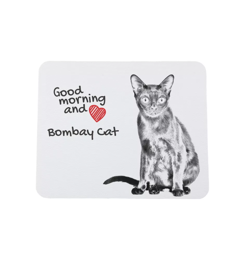 Bombay-Katze - Mauspad mit Druck, personalisiertes Mauspad mit Katze, einzigartiges Gadget für Büroangestellte von Art-Dog.