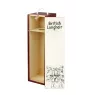 British Longhair - wine box with a cat, alcohol box with graphics, personalized gift box from the Art-Dog brand