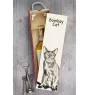 Chat de Bombay - boîte à vin avec un chat, boîte à alcool avec une illustration, boîte personnalisée pour cadeau de la marque Art-Dog