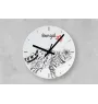 Bengal - wall clock with a cat, shelf clock with a print, personalized home decoration from the Art-Dog brand