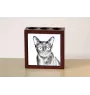 Chat de Bombay - porte-stylo avec un chat, organiseur de bureau avec impression, décoration de bureau personnalisée de la marque Art-Dog
