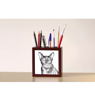 Bombajski stojak na długopisy z kotem Art-Dog