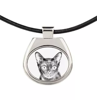 Bombay-Katze - Halskette mit Katzenanhänger, personalisiertes Fotoanhänger, einzigartige Halskette für Frauen und Männer von der Marke Art-Dog