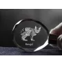 Bengal - Fob with cat photo, crystal key ring in gift box, unique gift by Art-Dog brand