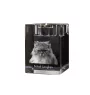 British Longhair - Bougeoir avec photo de chat, porte bougie en cristal, cadeau personnalisé par la marque Art-Dog