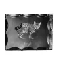 Bengal - crystal with a cat picture, glass statuette with a picture, unique frame with a picture from Art-Dog brand