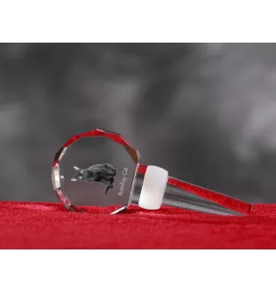 Bombay-Katze - Kristallflaschenverschluss mit Katze, einzigartiger Weinverschluss mit Foto, personalisiertes Geschenk für Sommelier der Marke Art-Dog