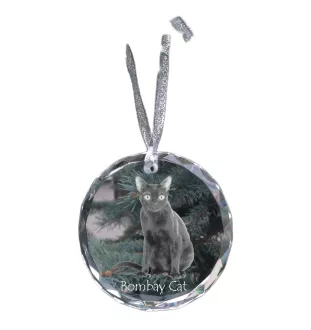 Bombajski medal kryształowy z kotem Art-Dog