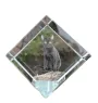 Chat de Bombay - un cube en cristal avec une photo de chat, une photo de cheval dans le cristal, un presse-papiers cubique de la marque Art-Dog
