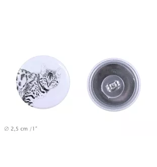 Bengalisch - Ohrringe mit geliebter Katze, eigenes Foto, perfektes Accessoire für Katzenliebhaber von der Marke Art.-Dog