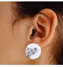 Bengal - earrings with a beloved cat, own photo, perfect gadget for cat lovers from the Art.-Dog brand.