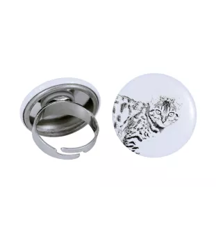 Bengal - une bague unique, faite à la main, bijoux pour femmes de la marque Art-Dog