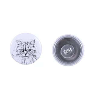 British Longhair - boucles d'oreilles avec votre chat bien-aimé, photo personnelle, accessoire parfait pour les amoureux des chats de la marque Art.-Dog