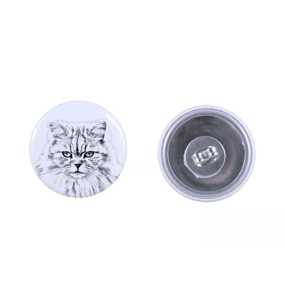 British Longhair - boucles d'oreilles avec votre chat bien-aimé, photo personnelle, accessoire parfait pour les amoureux des chats de la marque Art.-Dog