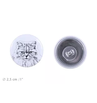 British Longhair - earrings with a beloved cat, own photo, perfect gadget for cat lovers from the Art.-Dog brand.
