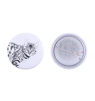 Bengal - backpack decoration, personalized badge, perfect gadget for animal lovers by Art-Dog brand