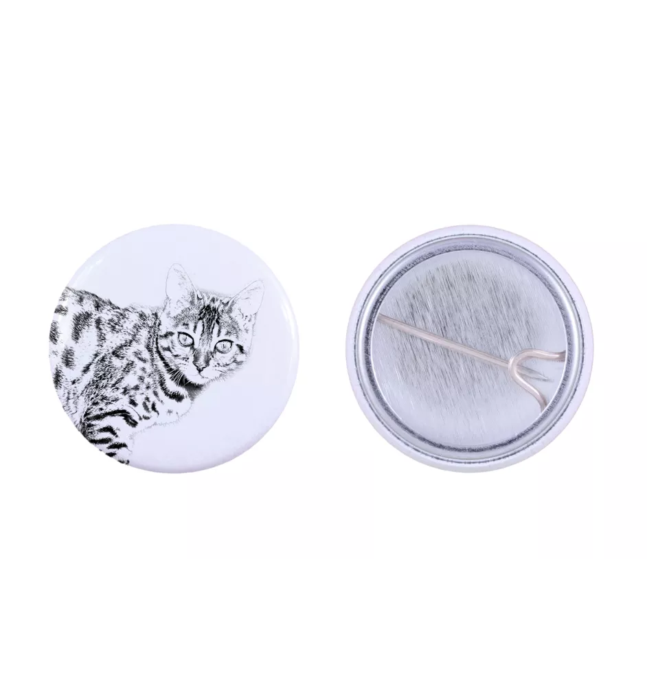 Bengalisch Rucksack decoration, personalized badge, perfect gadget for animal lovers from the Art-Dog brand