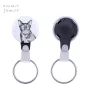 Bombay Cat - handmade keychain with a cat portrait, purse charm, product of the Art-Dog brand.