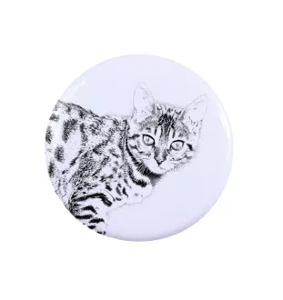 Bengalisch Rucksack decoration, personalized badge, perfect gadget for animal lovers from the Art-Dog brand