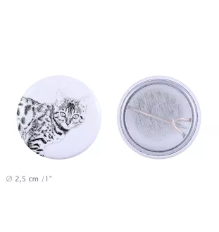 Bengal - backpack decoration, personalized badge, perfect gadget for animal lovers by Art-Dog brand