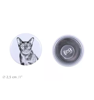 Bombay Cat - earrings with a beloved cat, own photo, perfect gadget for cat lovers from the Art.-Dog brand.