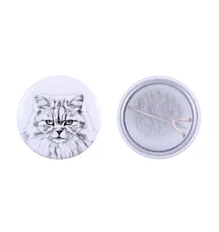 Brytyjski długowłosy przypinka z kotem mała Art-Dog